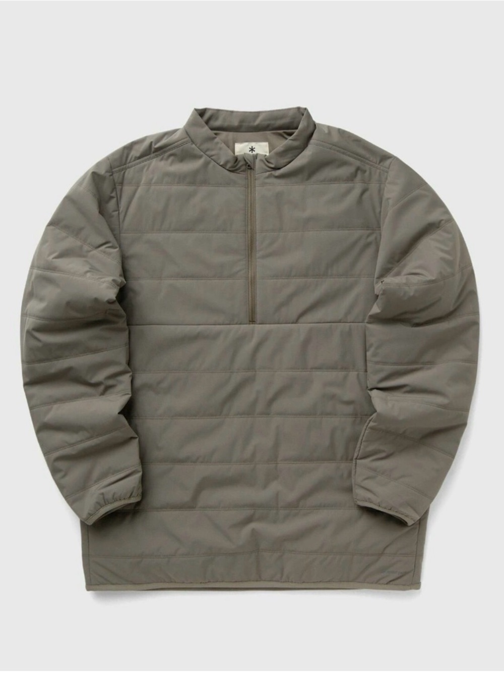 Snow Peak Flexible Insulated Half Zip Pullover - Olive / Khaki - Size 1